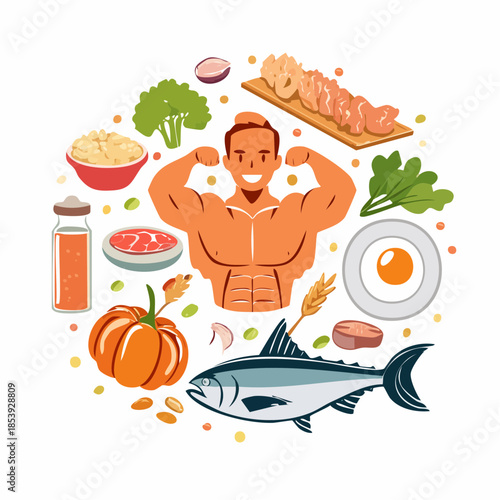 bodybuilding and nutritious food sources for muscle growth and health