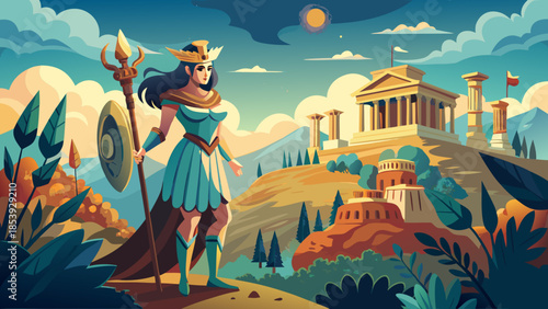 fantasy landscape with castle