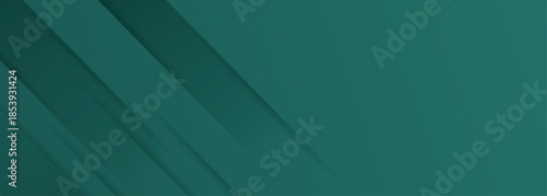 Dark green gradient abstract background with modern and futuristic luxury texture. Background concept with horizontal geometric design for banners and marketing. EPS. 5