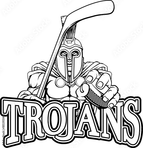 A trojan man ice hockey spo...