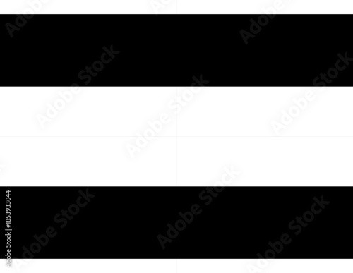 flag of south korea  black and white line hd alpha channel.