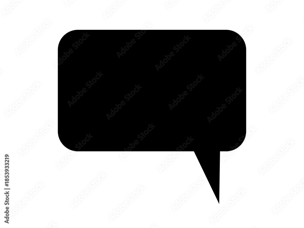 Fototapeta premium Clean Transparent Speech Bubble PNG Design for Chat, Communication, Dialogue, and Comic Themed Creative Projects