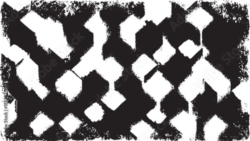 Abstract black and white pattern texture. Geometric design vector illustration for creative projects.
