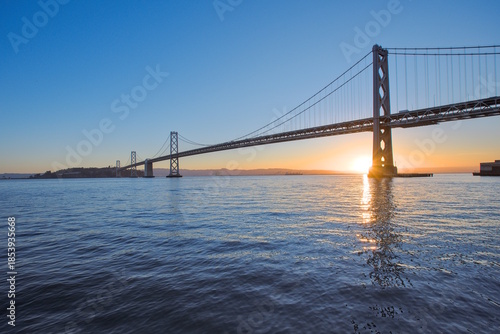 Morning Sunrise at San Francisco – Oakland Bay Bridge