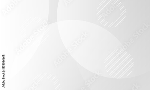 Abstract background with white layered curves and soft shadows creating clean, elegant, and minimal modern look.