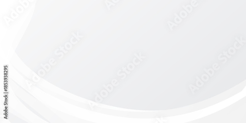 Abstract  white and gray color, modern design stripes background with geometric round shape. White luxuary baground . Vector illustration