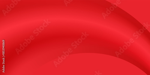 Abstract red gradient background. Scarlet bg with soft lighting effects. 