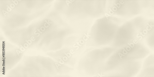 Retro beige halftone paper texture. Vintage craft ecru wallpaper with speckles, flecks, particles. Light cream grunge grain overlay background. Dirty dotted and specked canvas backdrop. Vector