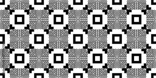 Seamless Transparent Art Deco Geometric Pattern Template
