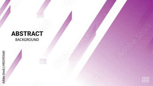 Modern abstract purple and white gradient background with diagonal lines and subtle dots for graphic design