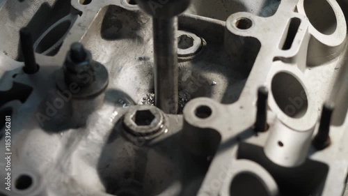 The cylinder heads valve seats are machined with precision to ensure perfect sealing and improved engine performance.