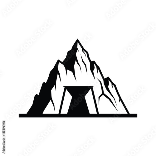 Mountain Gateway Entrance Illustration