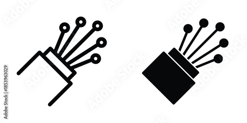 Cable icon design template
