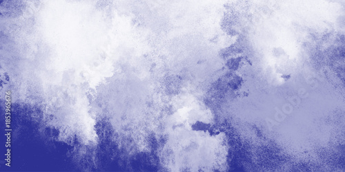 White cloud with Blue sky. abstract watercolor scraped grungy background.  A breathtaking expanse of billowing clouds forming intricate shapes against the endless blue backdrop. subtle forces of wind 