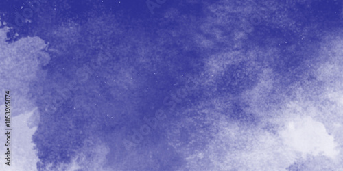 White cloud with Blue sky. abstract watercolor scraped grungy background.  A breathtaking expanse of billowing clouds forming intricate shapes against the endless blue backdrop. subtle forces of wind 