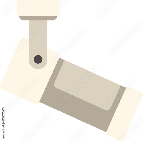 Spotlight illuminating space, providing focused light for highlighting objects or creating dramatic effect