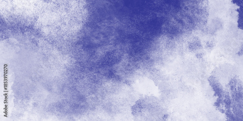 White cloud with Blue sky. abstract watercolor scraped grungy background.  A breathtaking expanse of billowing clouds forming intricate shapes against the endless blue backdrop. subtle forces of wind 