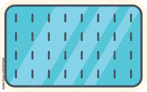 Comfortable orthopedic mattress pad ensuring good sleep and proper spine alignment