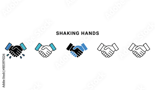 Shaking hands symbolizing partnership and agreement