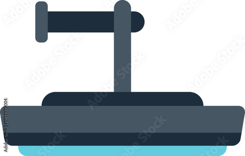 Surgical lamp illuminating operating room, providing focused light for medical procedures and enhancing visibility for surgeons