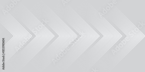 Subtle silver gradient background featuring a pattern of geometric arrow shapes, creating a direction indicator and convey a sense of seamless transition or linear progression