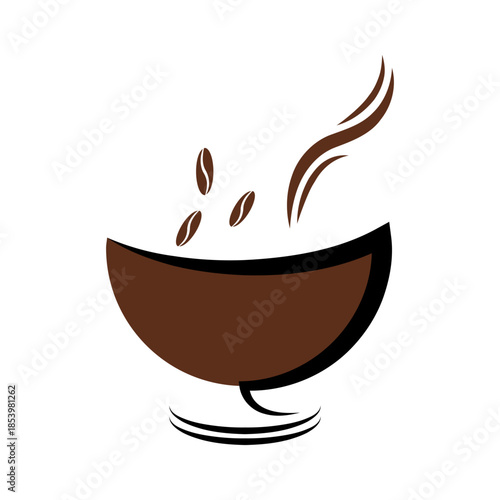 cup illustration design