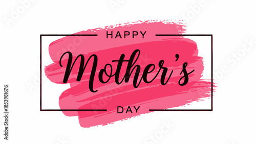 Happy Mother's Day greeting card design