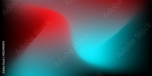 An abstract background features a vivid blend of cyan and magenta. Its smooth gradient design provides a modern and striking visual element.