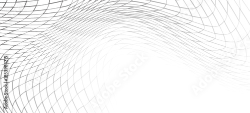 Black wire mesh fence on a white background