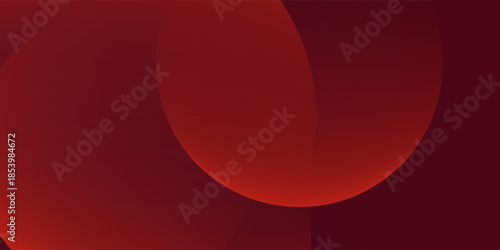 Abstract Red Gradient Background with Smooth Organic Shapes and Modern Minimal Style. Modern creative trendy design in vector illustration