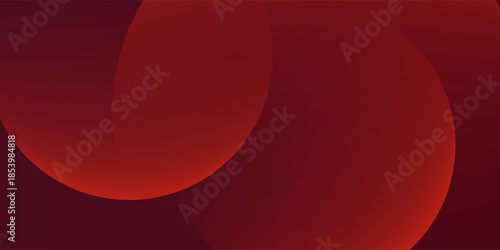 Abstract Red Gradient Background with Smooth Organic Shapes and Modern Minimal Style. Modern Trendy design in Vector Illustration