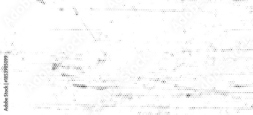 Halftone noise texture. Grunge dirty splattered speckles, spots, dots background. Black and white grit sand grain wallpaper. Retro pixel comic textured backdrop. Vector gritty pop art halftone overlay
