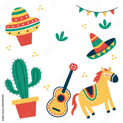 Cinco de Mayo Vector Illustration – Mexican Fiesta Celebration Design