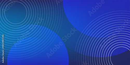 Bright blue dynamic abstract vector background with diagonal lines. 3d cover of business presentation banner for sale event night party. Fast moving soft circle wave line stripe decoration