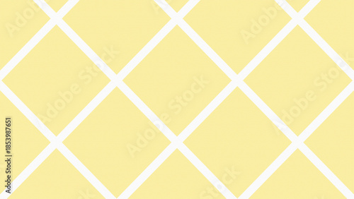Diamond pattern in baby yellow and white with a clean minimal design, perfect for modern wall art and subtle abstract décor