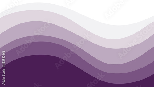 Simple wavy pattern in purple, lavender, and white with smooth flowing lines and a calm minimal aesthetic