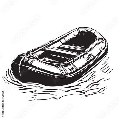 rafting on the river