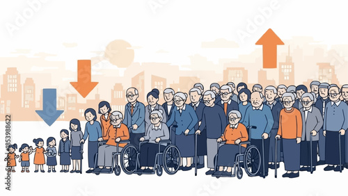 Diverse group of people of all ages and abilities.