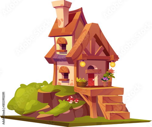 Fantasy Village Cottage