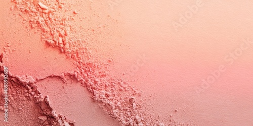 Soft pink texture with crushed powder on smooth surface