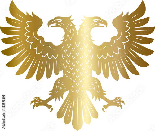 Heraldic Eagle Crest tattoo design