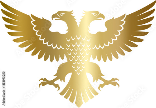 Heraldic Eagle Crest tattoo design