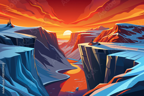 steep slope beneath Trolltunga drops dramatically above a deep fjord, creating a striking Scandinavian landscape defined by height and exposed rock