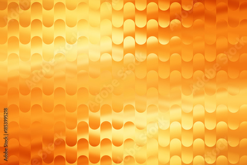 Foto Illustration of vibrant abstract background with golden orange hues and a dynami