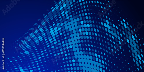 The abstract halftone background consists of different dots.eps 10