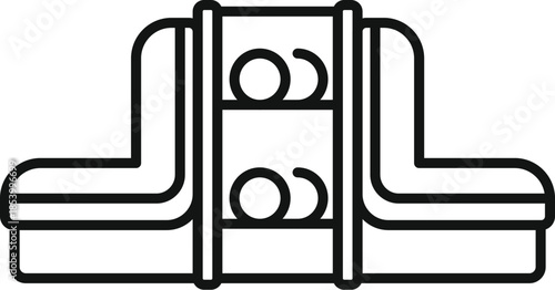 Train seats with luggage racks for public transport traveling