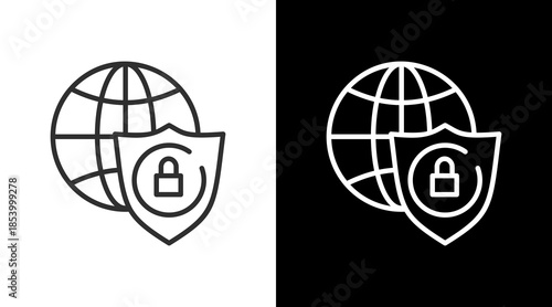 Website White Icon Set Vector 