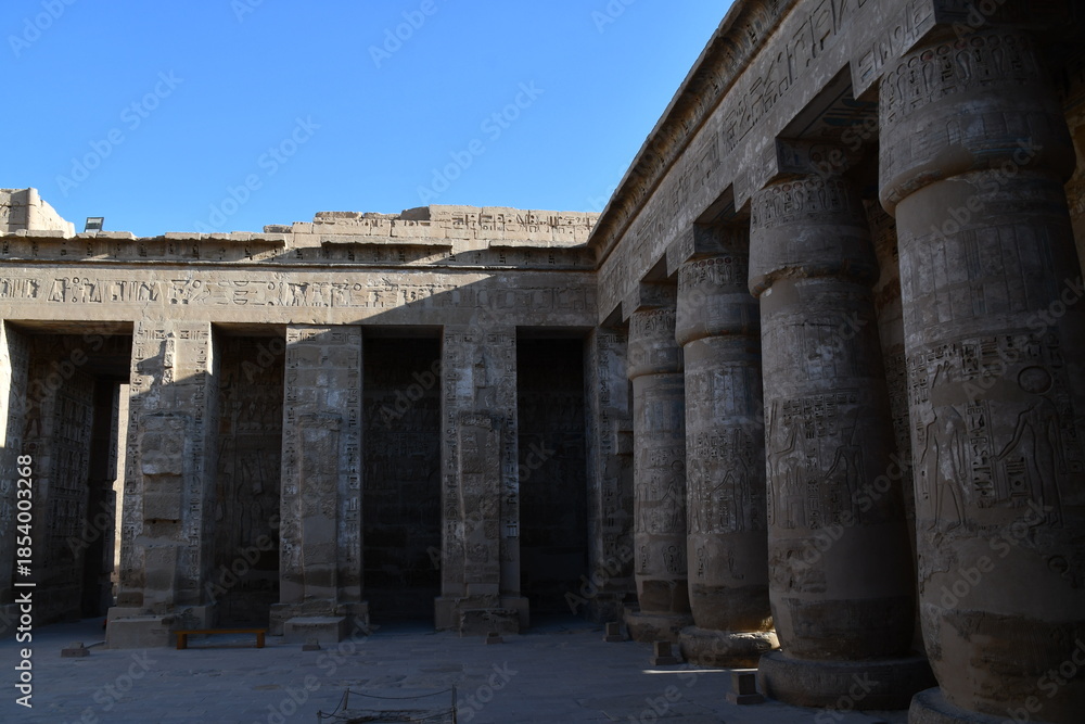 Obraz premium エジプト ルクソール メディネト・ハブ