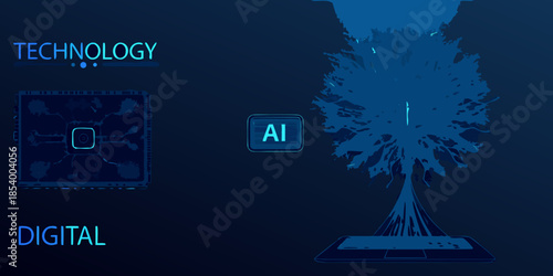 The intersection of technology artificial intelligence and the natural world