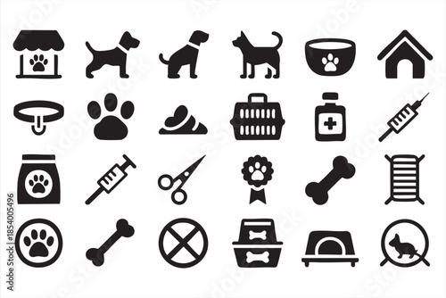 Veterinary UI Icons for Animal Clinics and Health Platforms